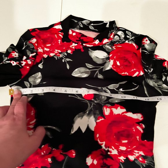 Floral Dress - (Has Some Give / new / Small Size) (free w/purchase) - Picture 8 of 13